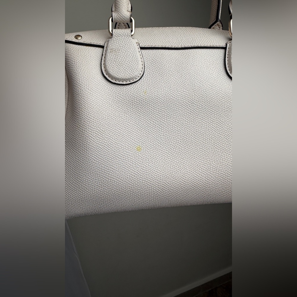 COACH Mini Bennett Satchel F57521 in Beige Leather Handbag with gold hardware - Picture 16 of 16